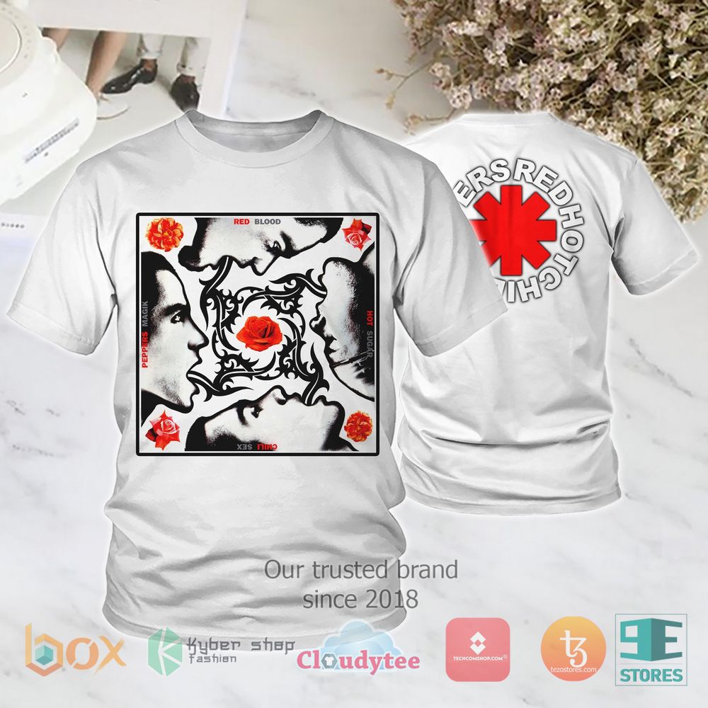 HOT Red Hot Chili Peppers Blood Sugar Sex Magik Album 3D Shirt 3