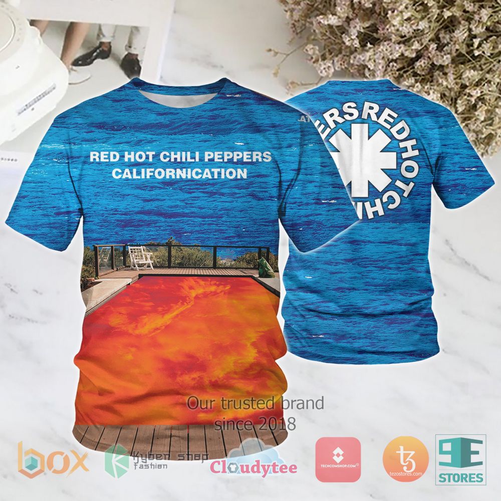 HOT Red Hot Chili Peppers Californication Album 3D Shirt 3