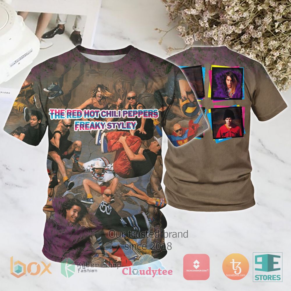 HOT Red Hot Chili Peppers Freaky Styley Album 3D Shirt 3