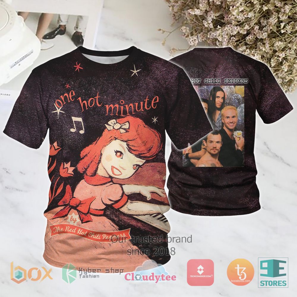 HOT Red Hot Chili Peppers One Hot Minute Album 3D Shirt 2
