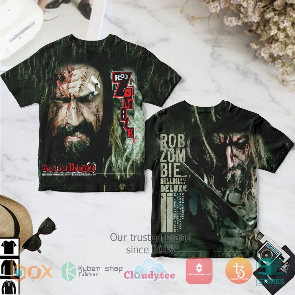 HOT Rob Zombie Hellbilly Deluxe 2 T-Shirt 3