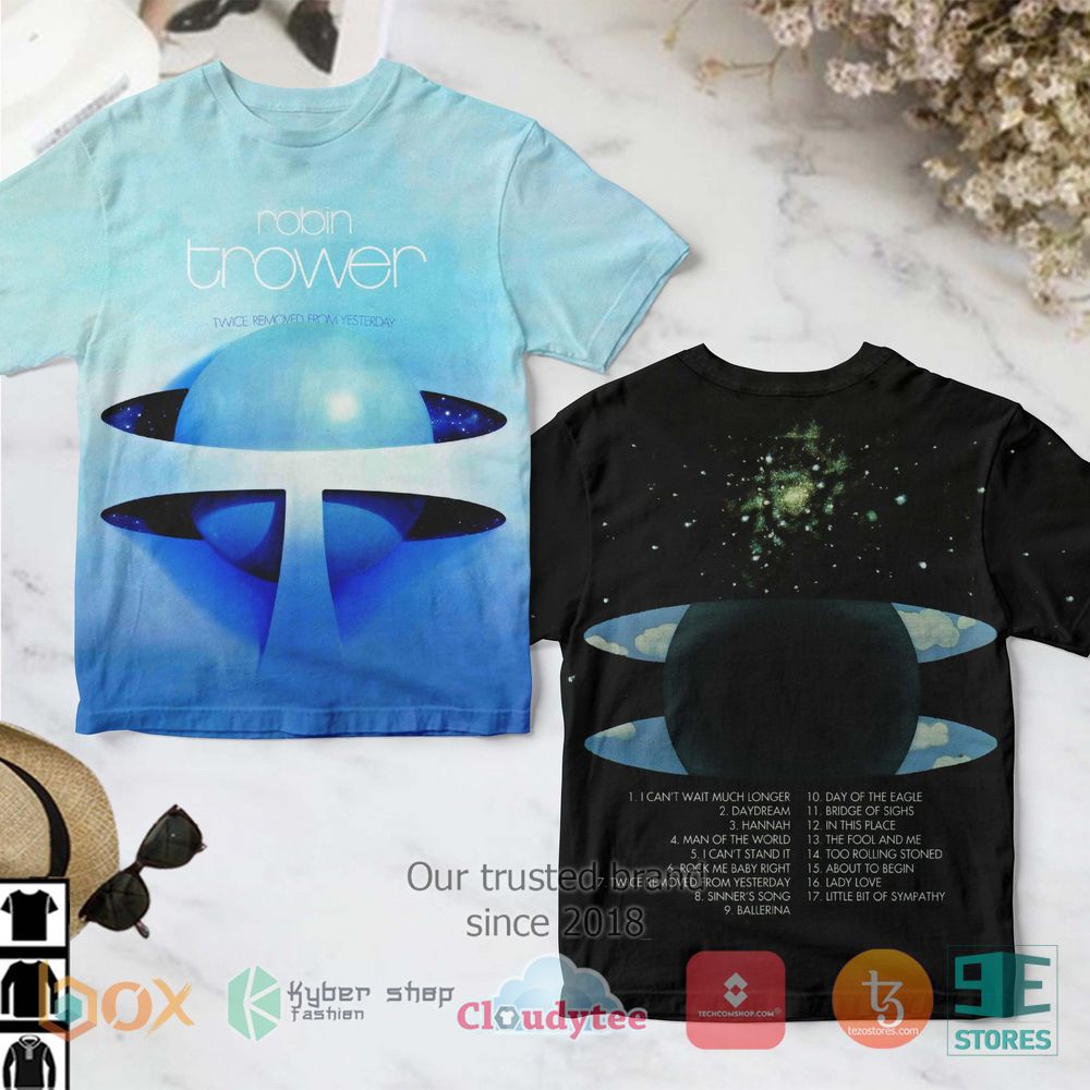 BEST Robin Trower Twice Removed from Yesterday 3D Shirt 1