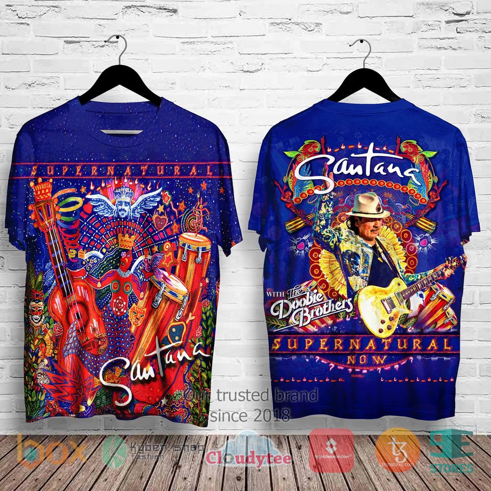 HOT Santana Supernatural Album 3D Shirt 2