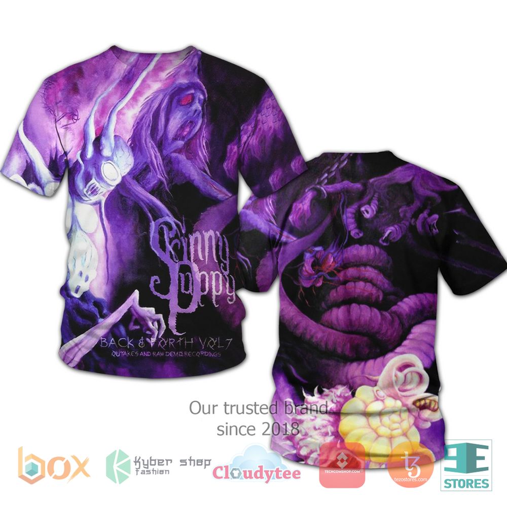 BEST Skinny Puppy Back & Forth 3D Shirt 3