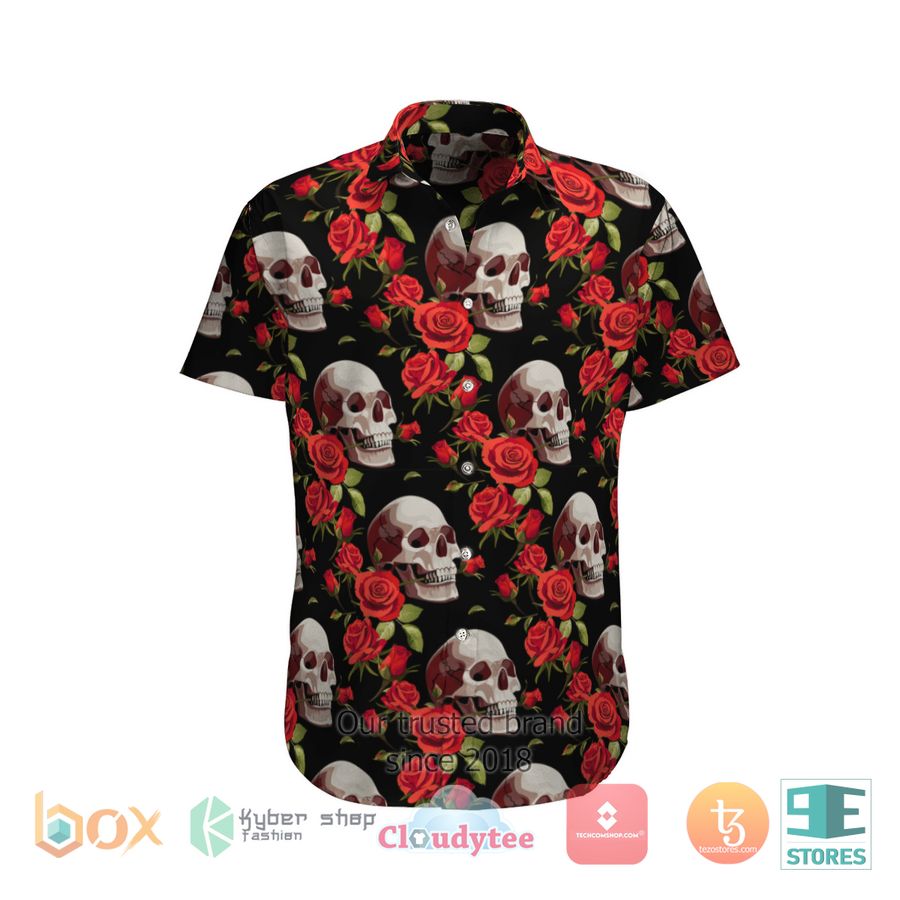 BEST Skull Roses Hawaii Shirt 9