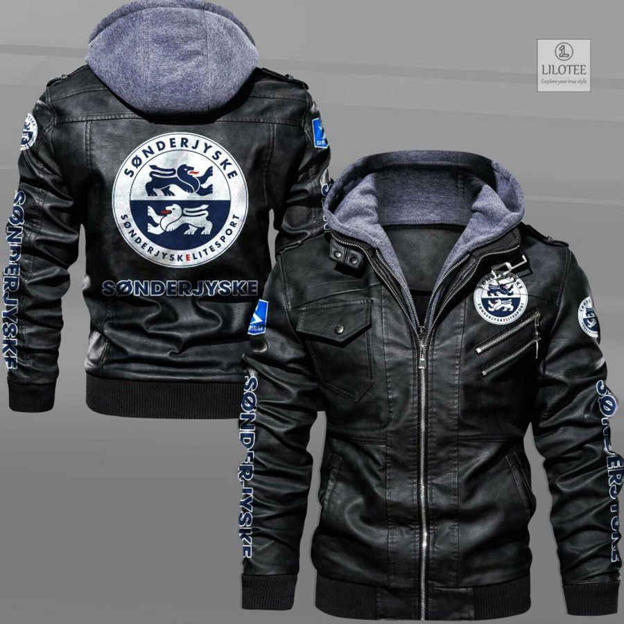 BEST SonderjyskE Fodbold Leather Jacket 4