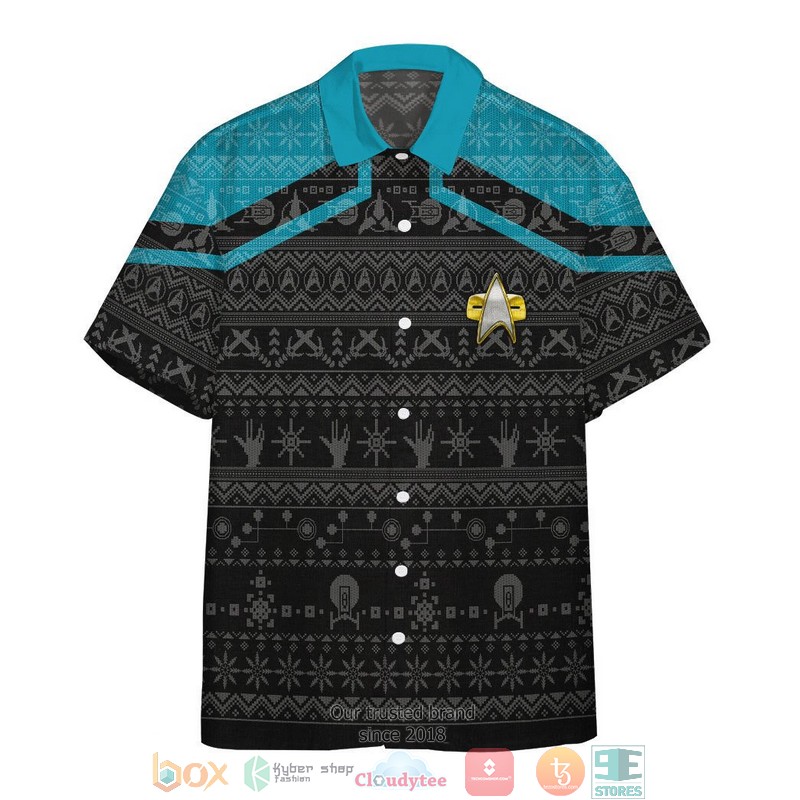 HOT Star Trek Picard 2020 Blue Ugly Christmas Hawaiian Shirt 9