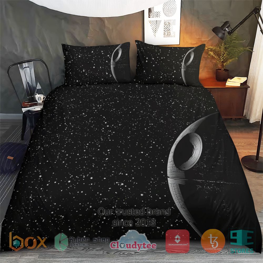 HOT Star Wars Black Galaxy Cover Bedding Set 7