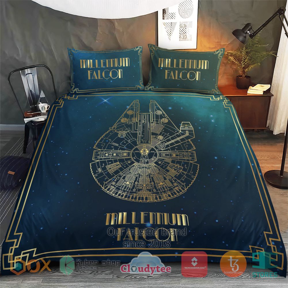HOT Star Wars Millennium Falcon Cover Bedding Set 6