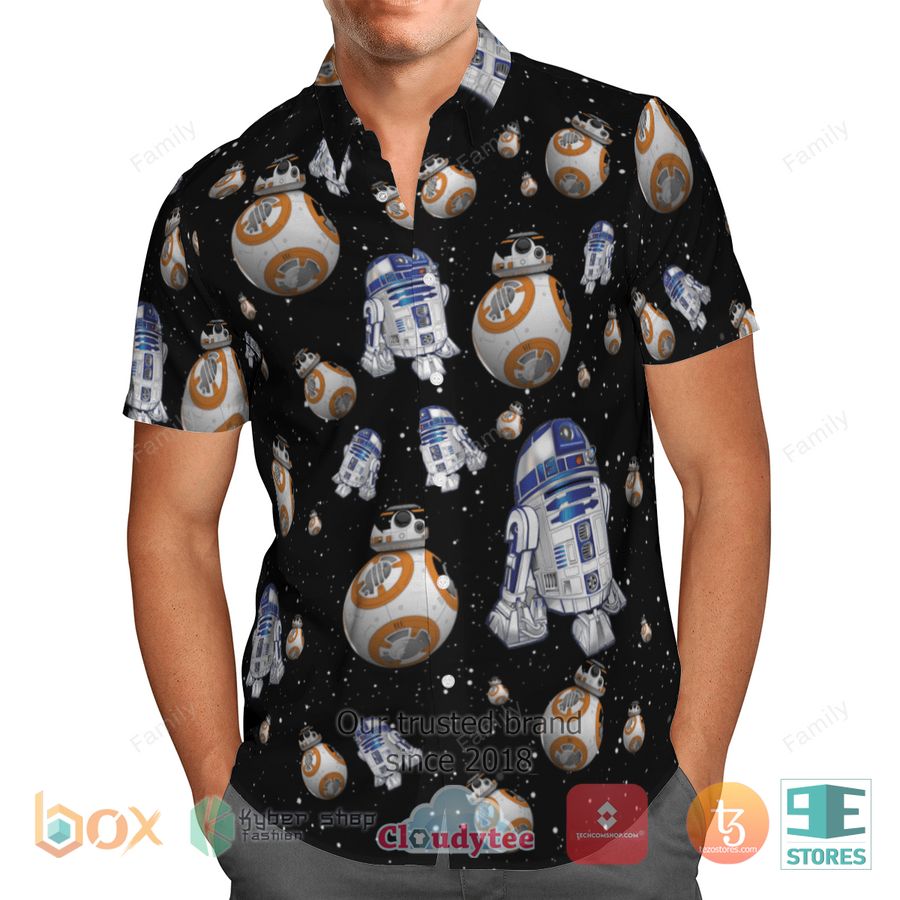 BEST Star Wars R2D2 & BB8 Hawaii Shirt 4