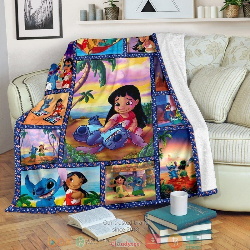 HOT Stitch And Lilo Best Friends Blanket 9