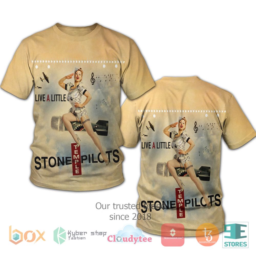 BEST Stone Temple Pilots Live A Little 3D Shirt 2