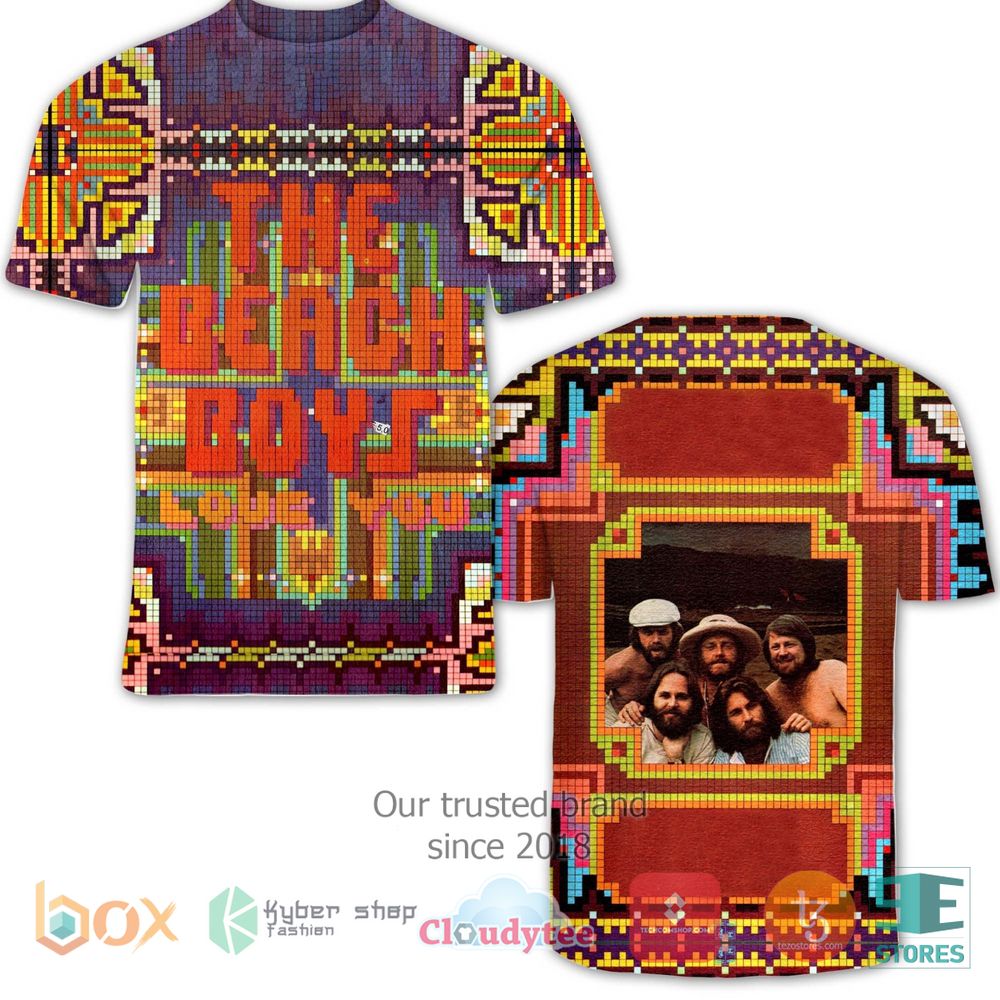 HOT The Beach Boys Love You Song Album 3D Shirt 3