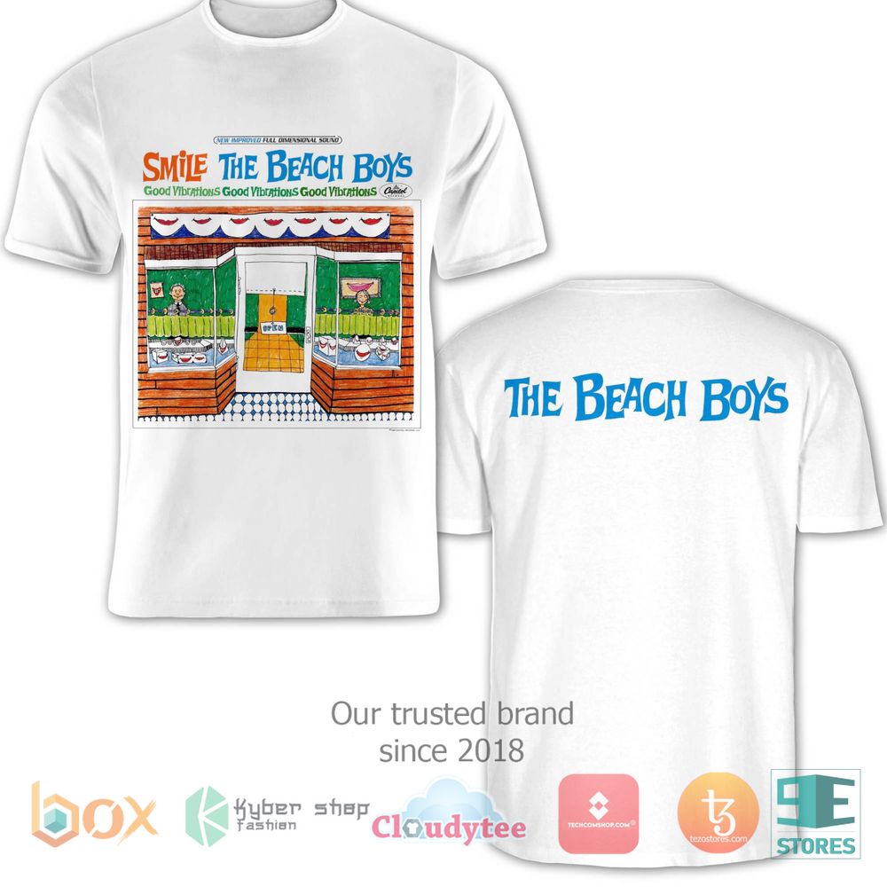 BEST The Beach Boys Smile 3D Shirt 3