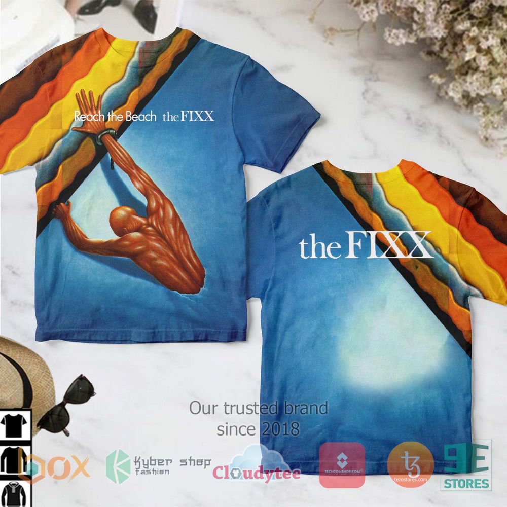 BEST The Fixx Reach the Beach 3D Shirt 11