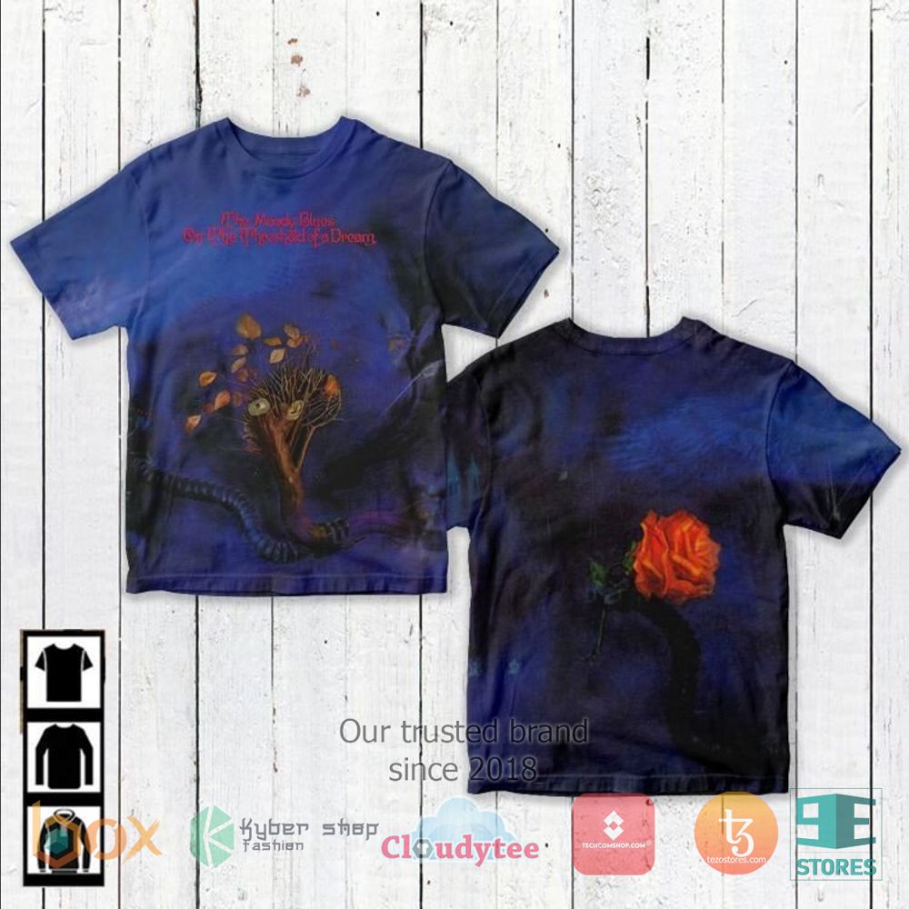 HOT The Moody Blues On the Threshold of a Dream T-Shirt 2