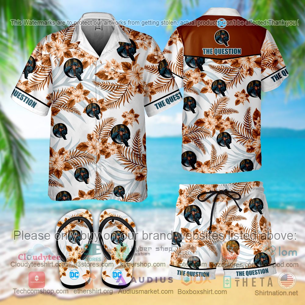 BEST The Question Hawaiian Shirt, Short 2