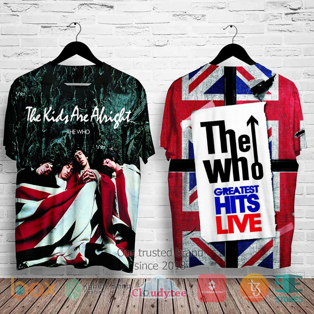 HOT The Who Greatest Hits Live Album 3D Shirt 2