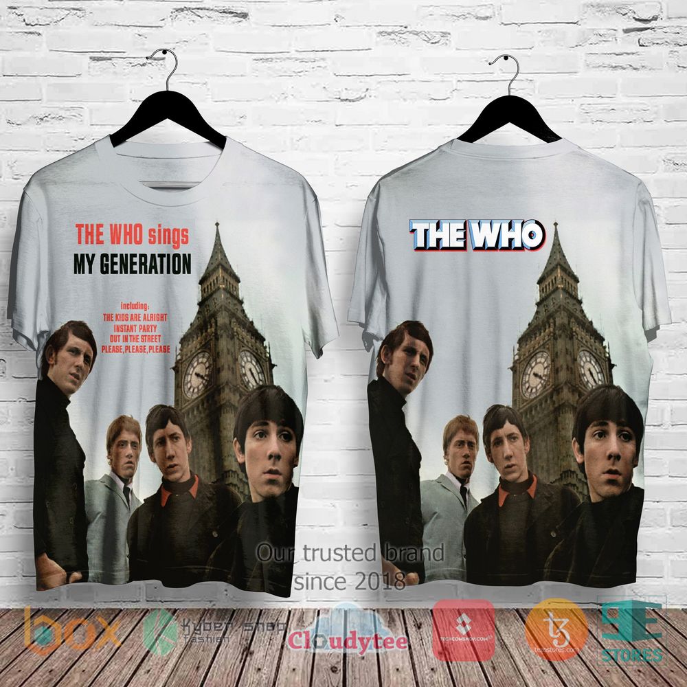 HOT The Who Sings My Generation Album 3D Shirt 2