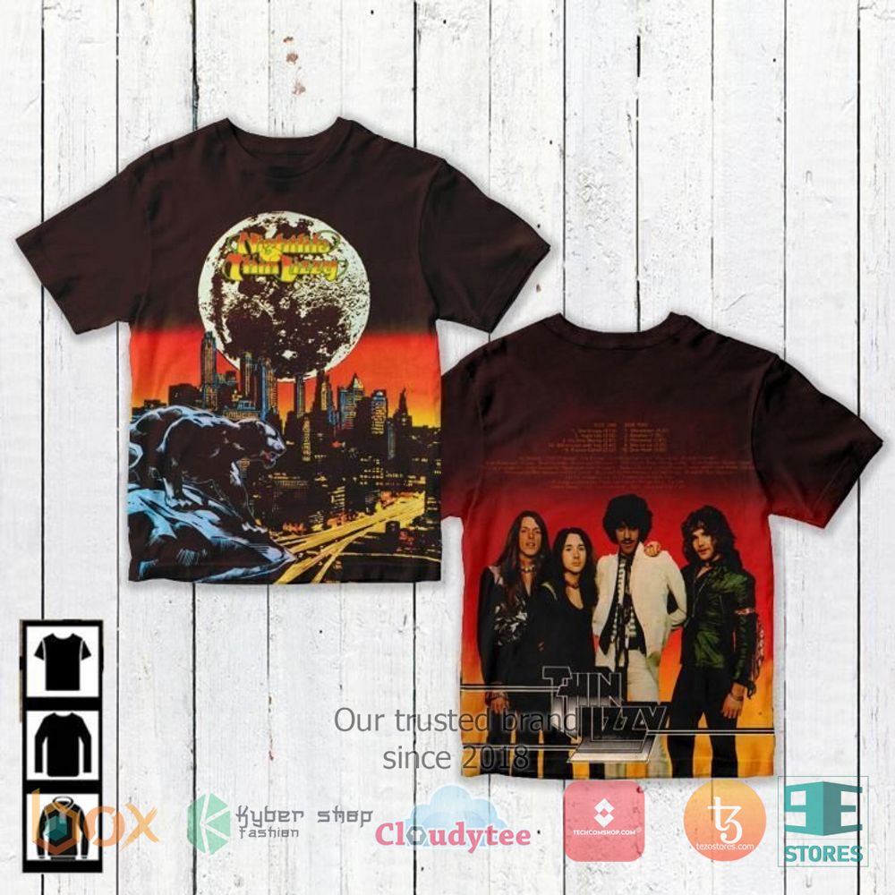 HOT Thin Lizzy Nightlife T-Shirt 2