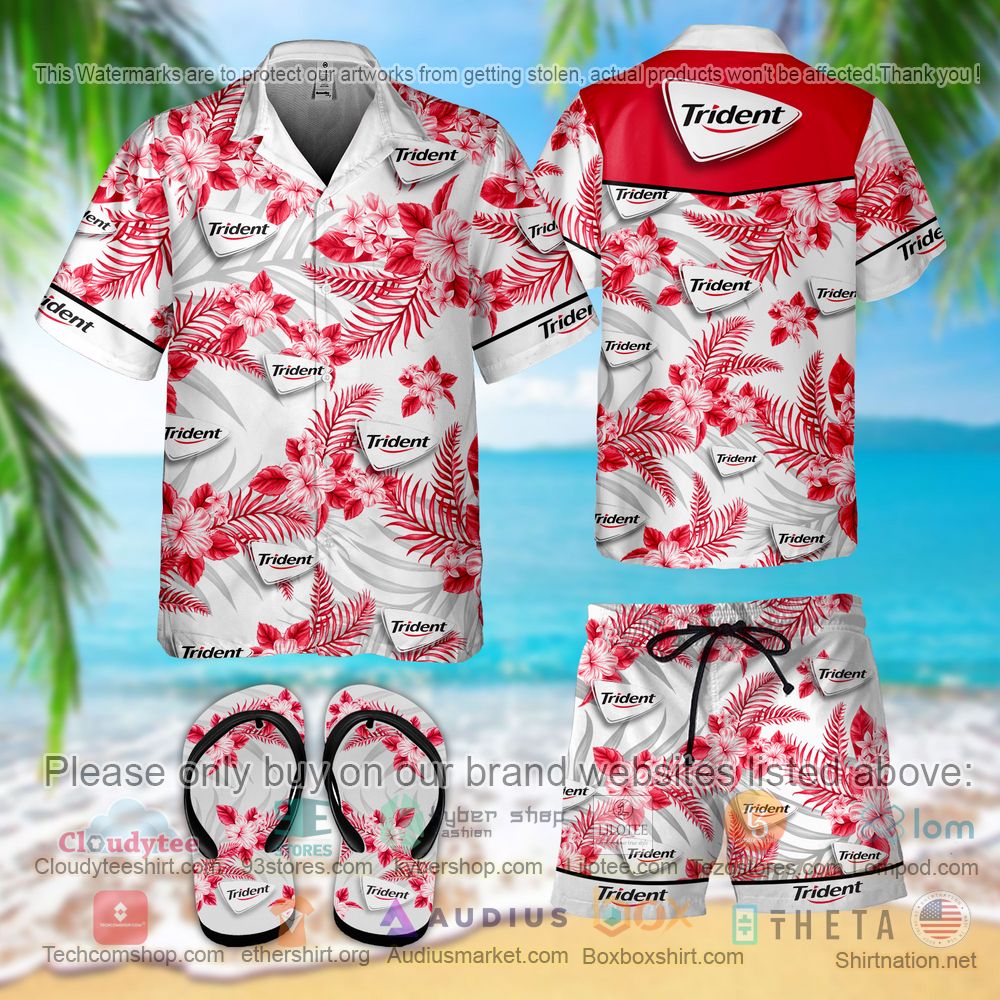 BEST Trident/Dirol Hawaiian Shirt, Short 3