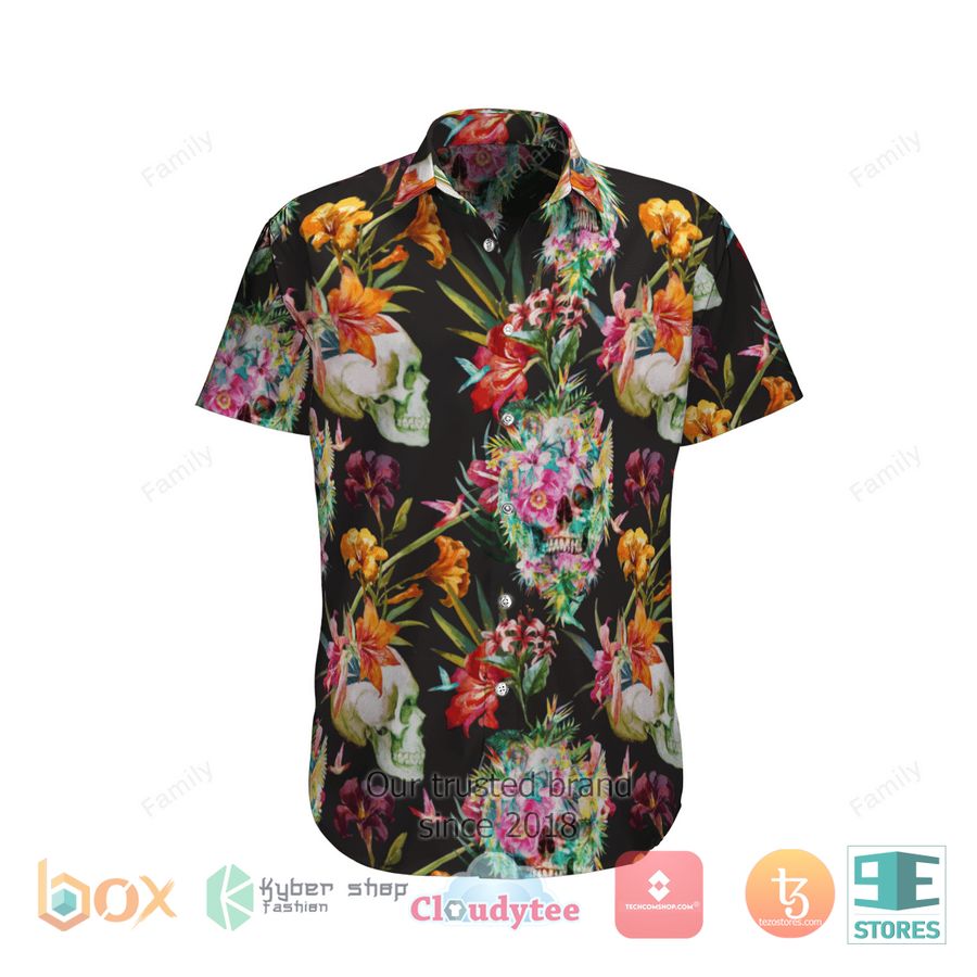 BEST Tropical Skull Aloha Hawaii Shirt 6