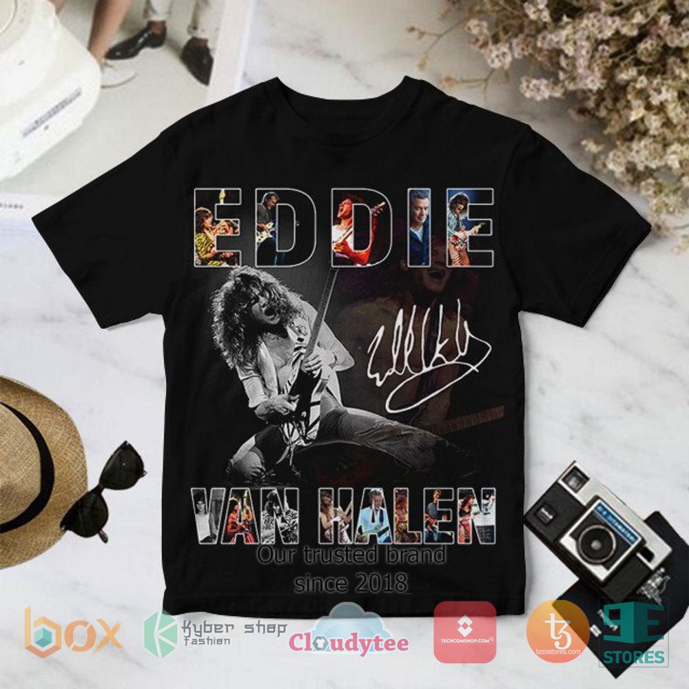 HOT Van Halen Eddie Sign 3D T-Shirt 3