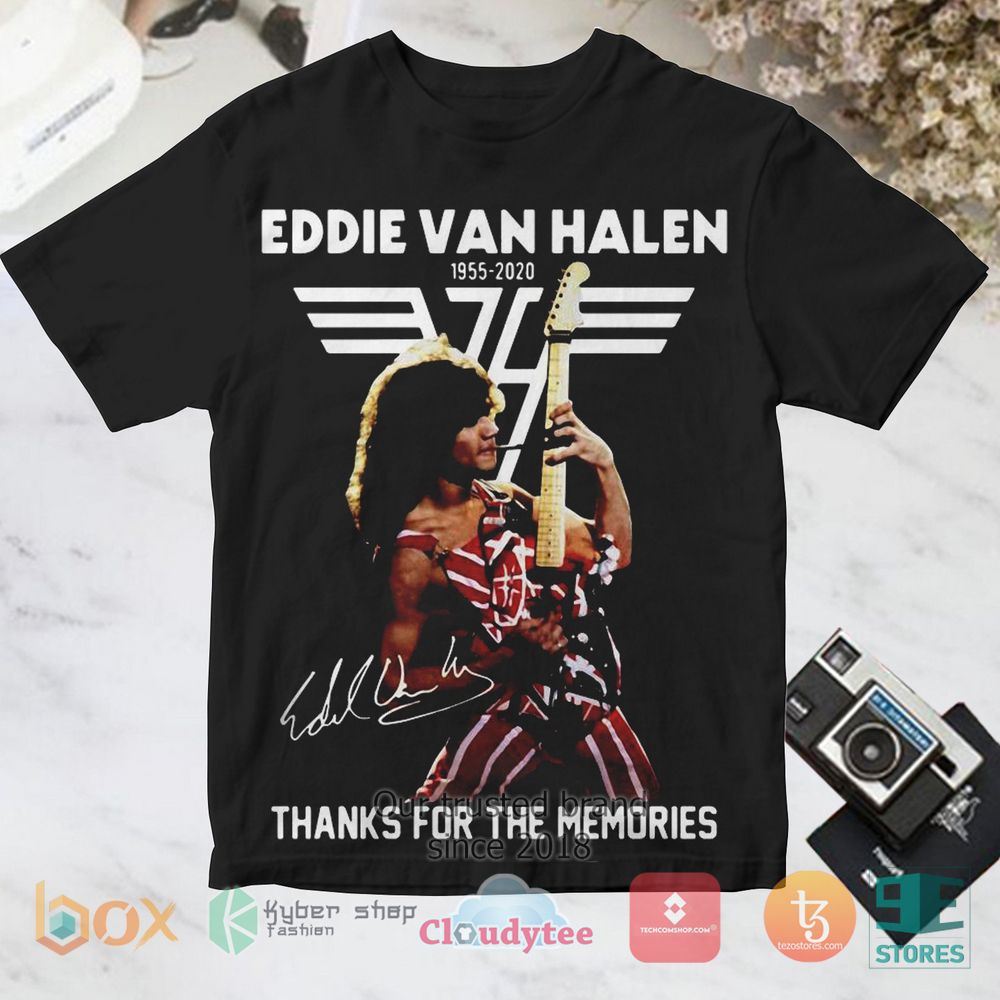 HOT Van Halen Eddie Thank for the memories 3D T-Shirt 2