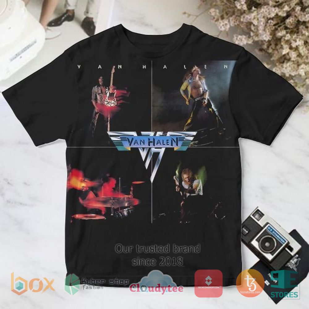 HOT Van Halen member on stage 3D T-Shirt 2