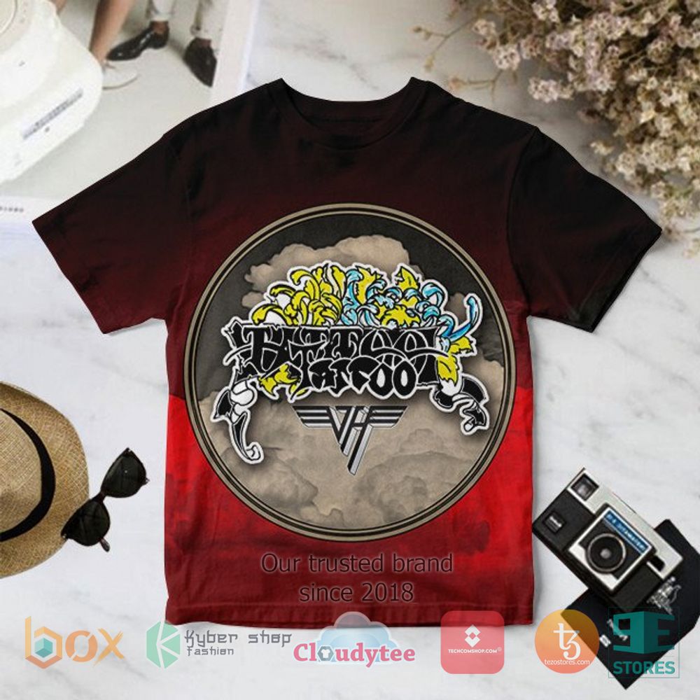 HOT Van Halen Tour 7 3D T-Shirt 2