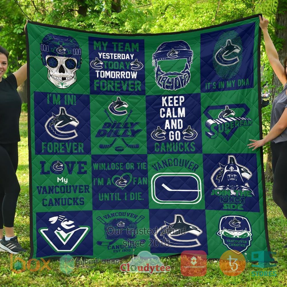HOT Vancouver Canucks Amazing Quilt 9
