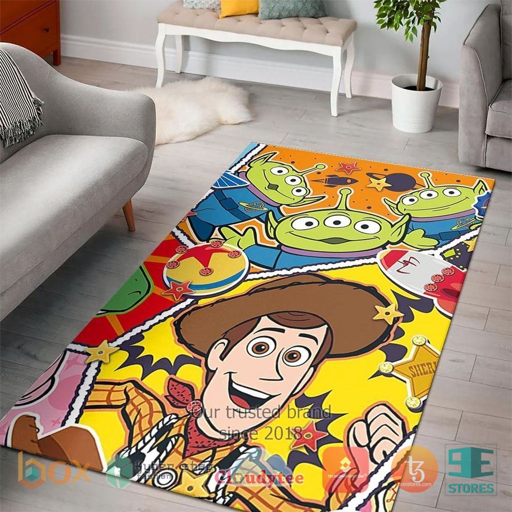 HOT Woody Toy Story happy face Rug 2