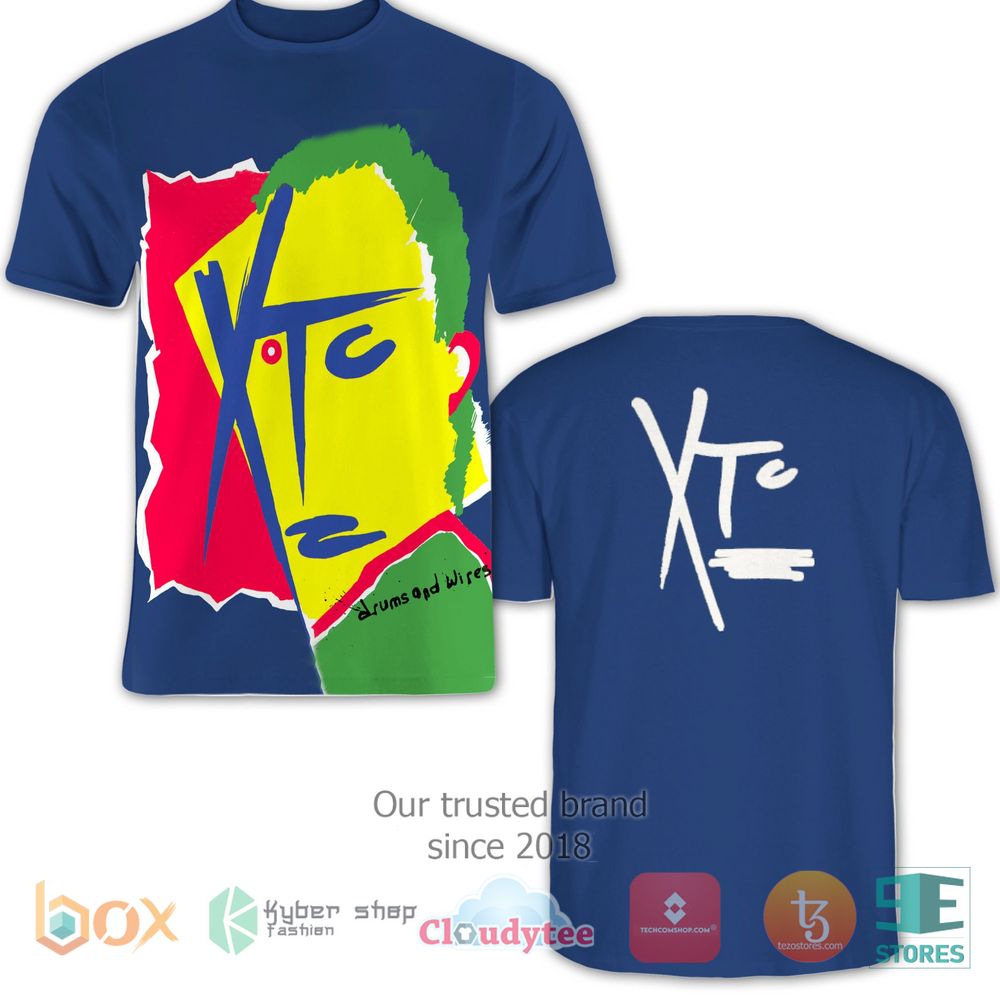 BEST XTC Drums and Wires 3D Shirt 3