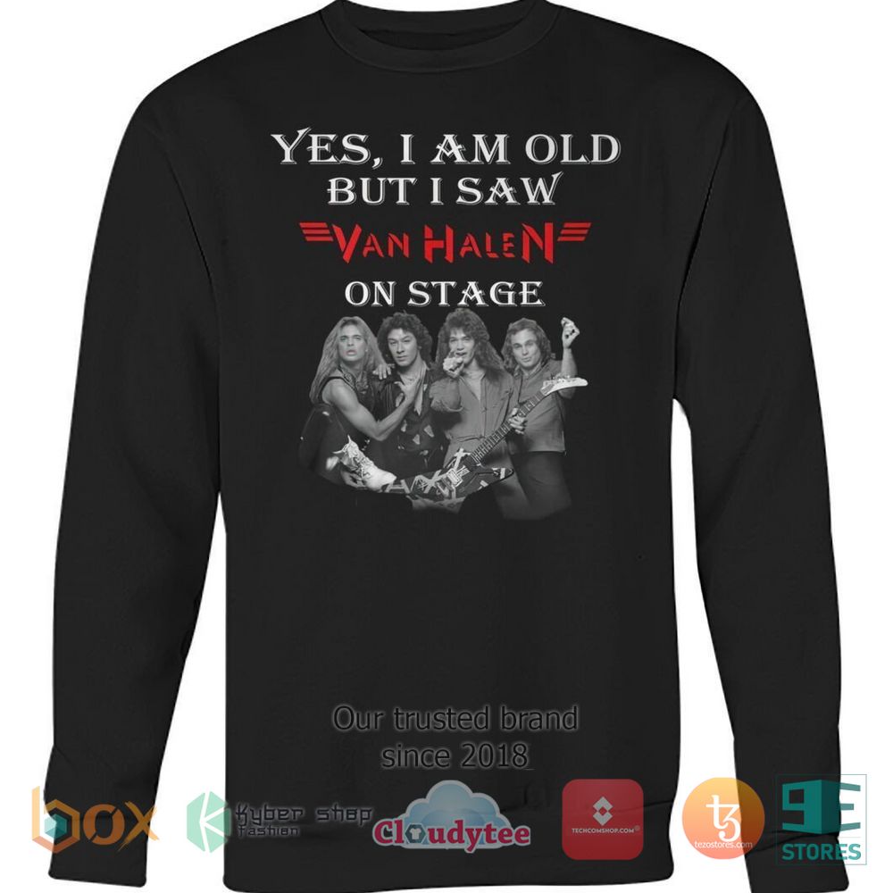 HOT Yes I am old but I saw Van Halen on stage 3D over printed Shirt 2