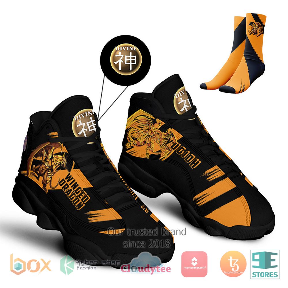 HOT Yu Gi Oh Winged Dragon Of Ra Air Jordan 13 Sneaker Shoes 15