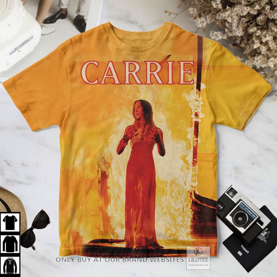 Carrie Burning T-Shirt 2