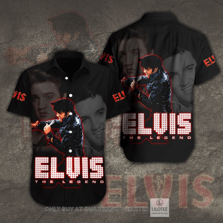 Elvis Presley Singing Hawaiian Shirt 2
