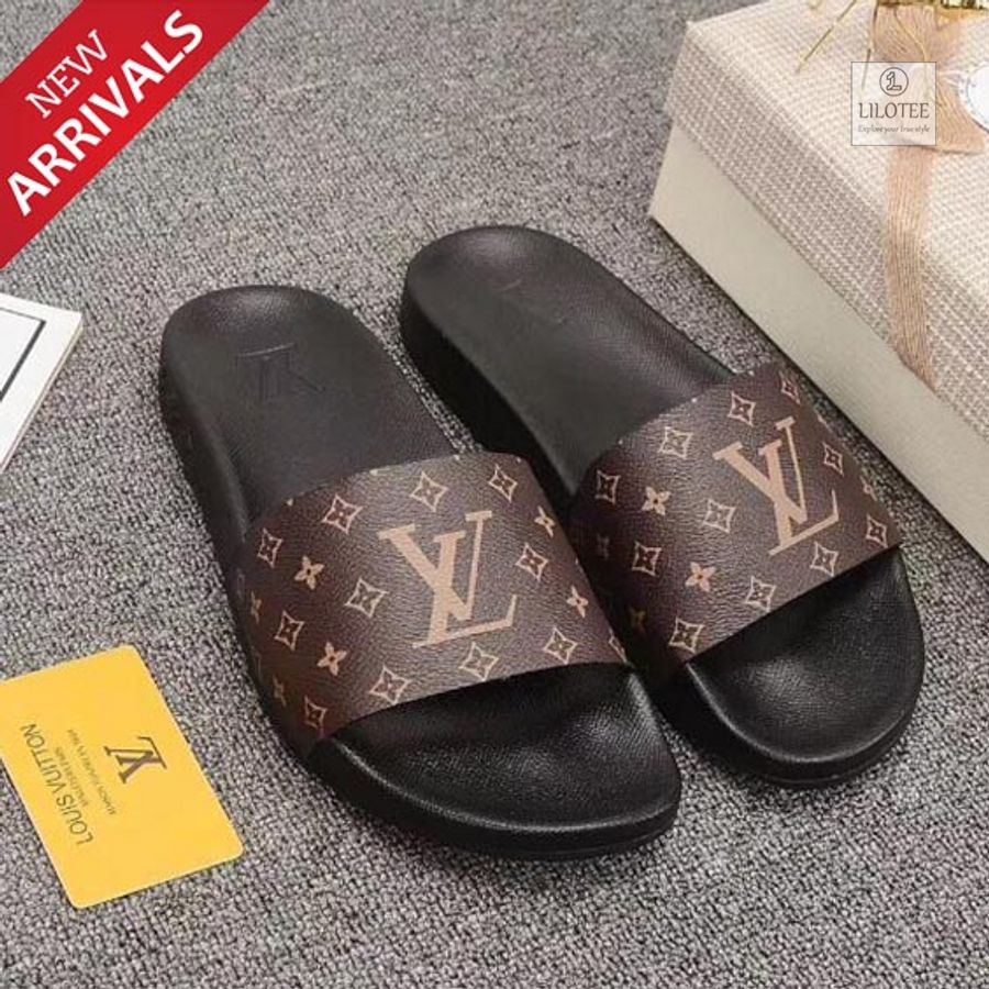 Louis Vuitton LV Brown Slide Sandals 2