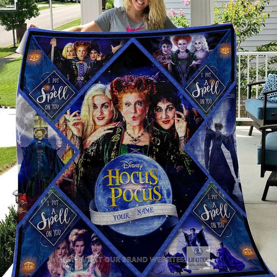 Personalized Hocus PocusI put a spell on you Quilt 2