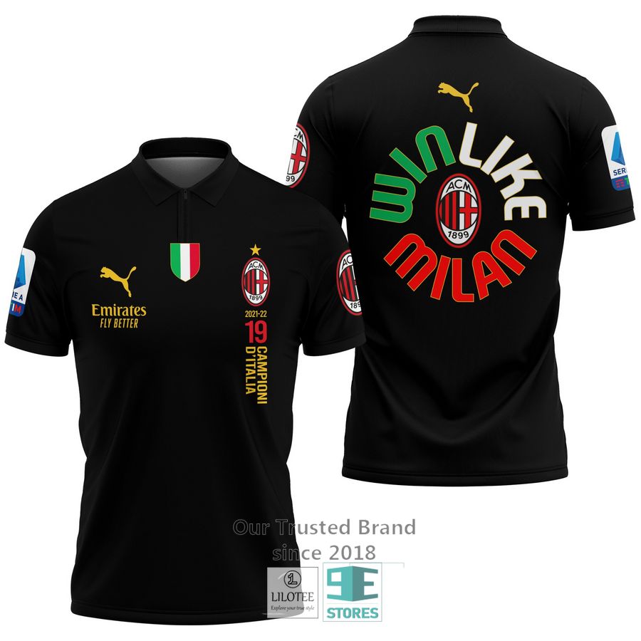 Puma AC Milan Campioni d'Italia Polo Shirt 2