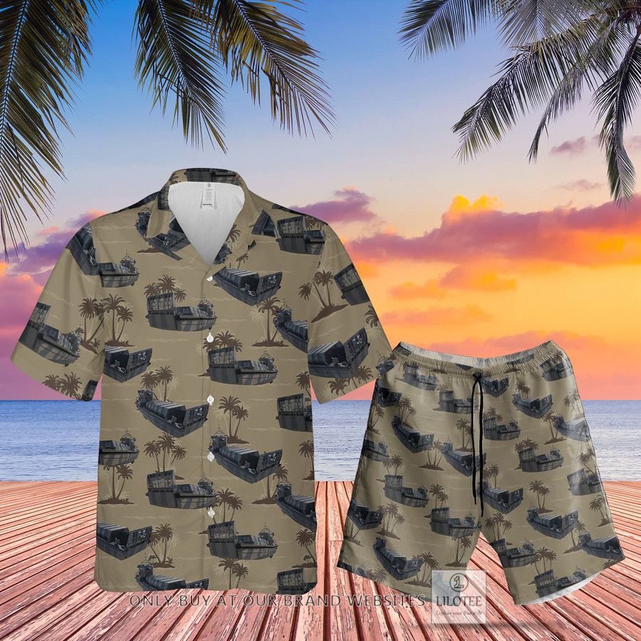 Royal Marines LCVP Mk 5 Hawaiian Shirt, Beach Shorts 12