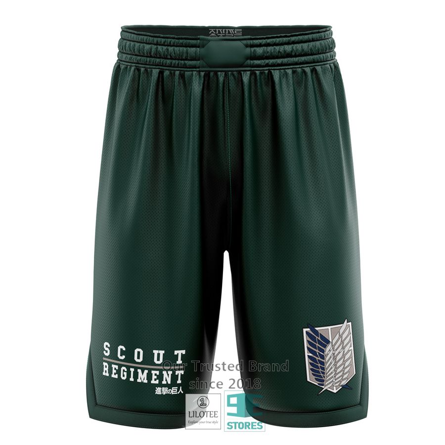 Scouting Regiment Attack on Titan Basketball Shorts 6
