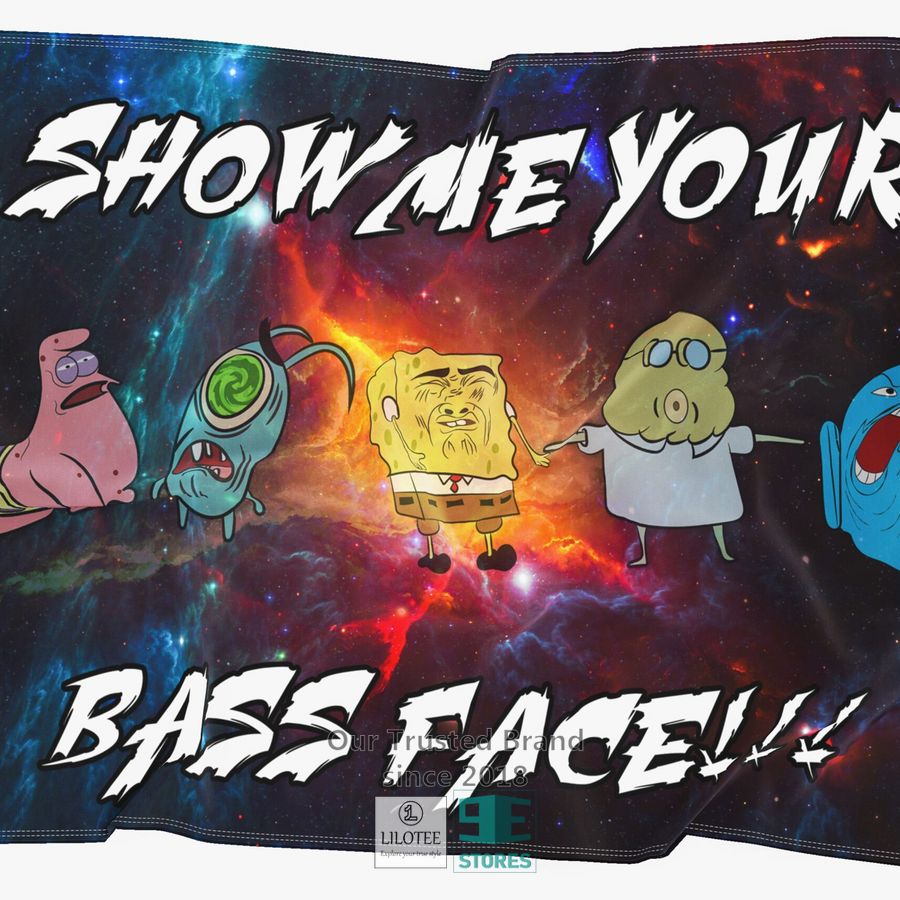 SpongeBob Show me your bass face flag 5