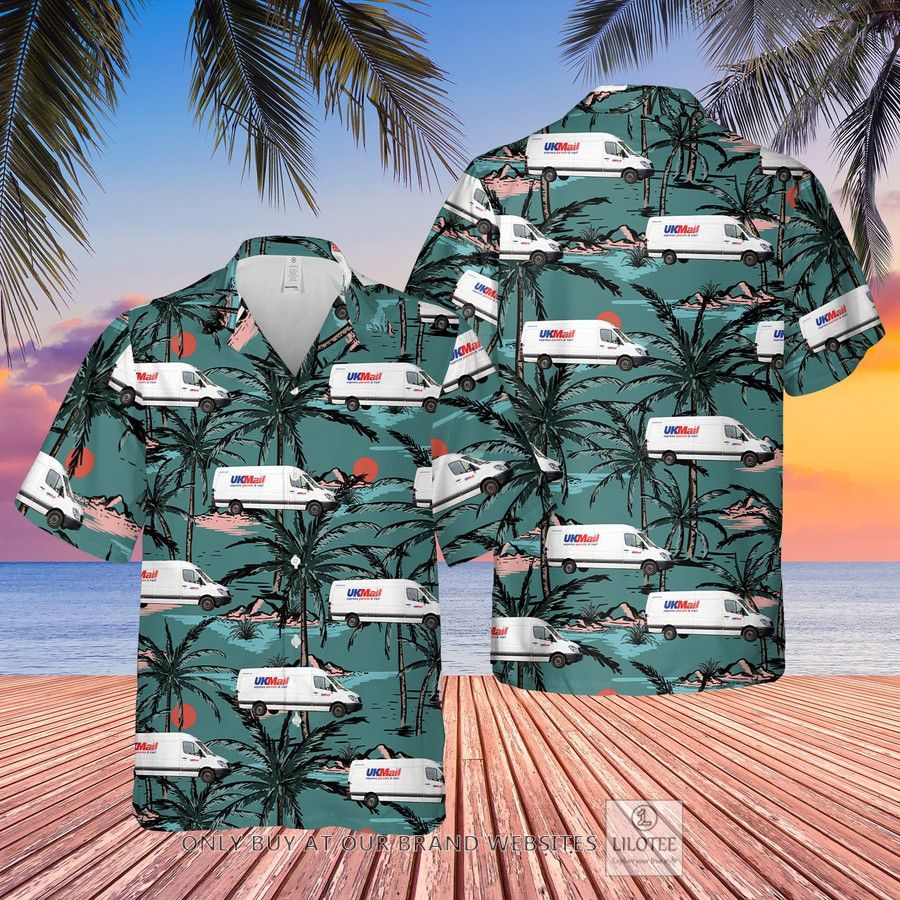 UK Mail Van Hawaiian Shirt 4