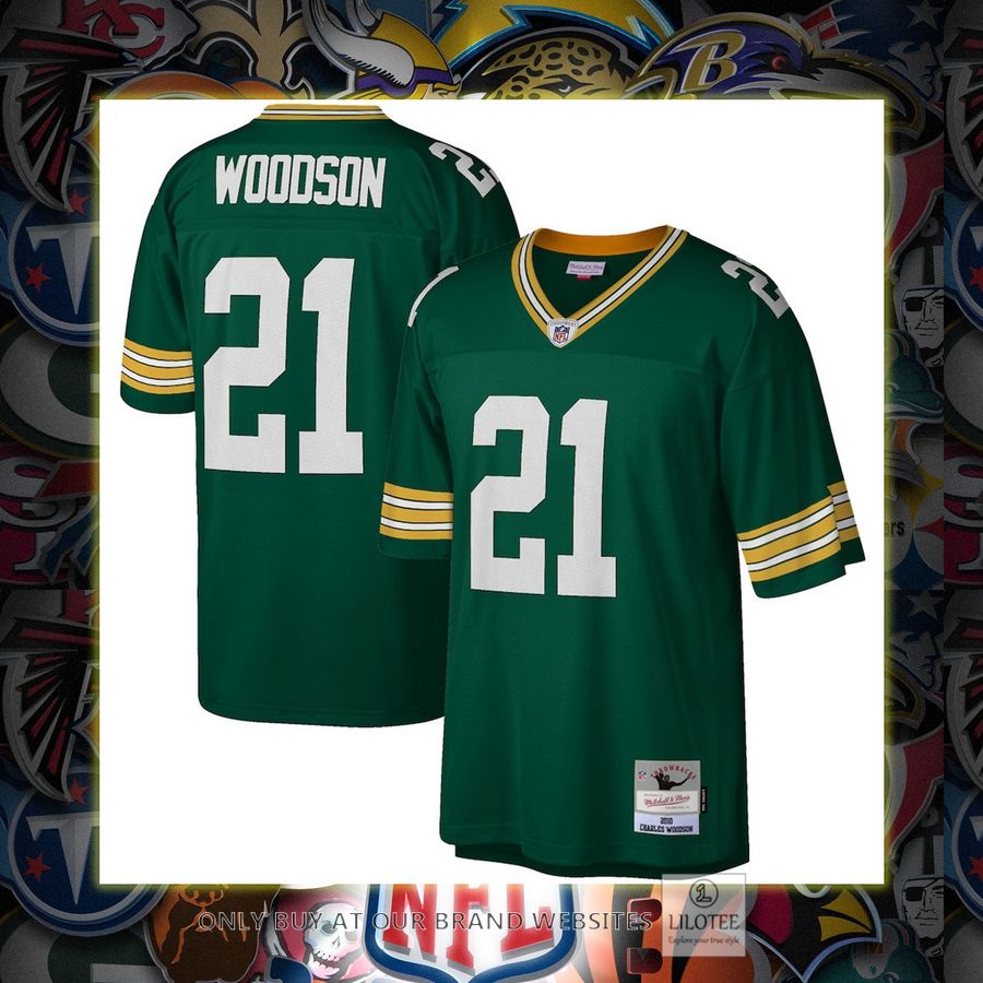 Charles Woodson Green Bay Packers Mitchell And Ness 2010 Legacy Replica Green Football Jersey 6