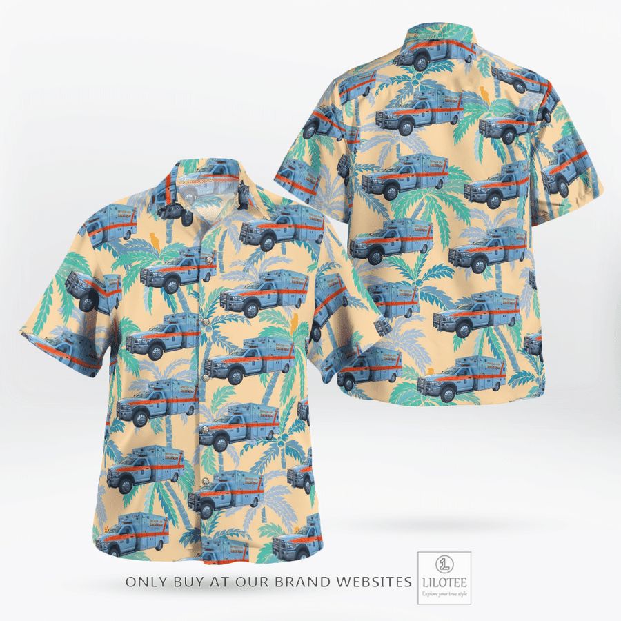 Chestertown, Maryland, Kent & Queen Anne's Rescue Squad Hawaiian Shirt 17