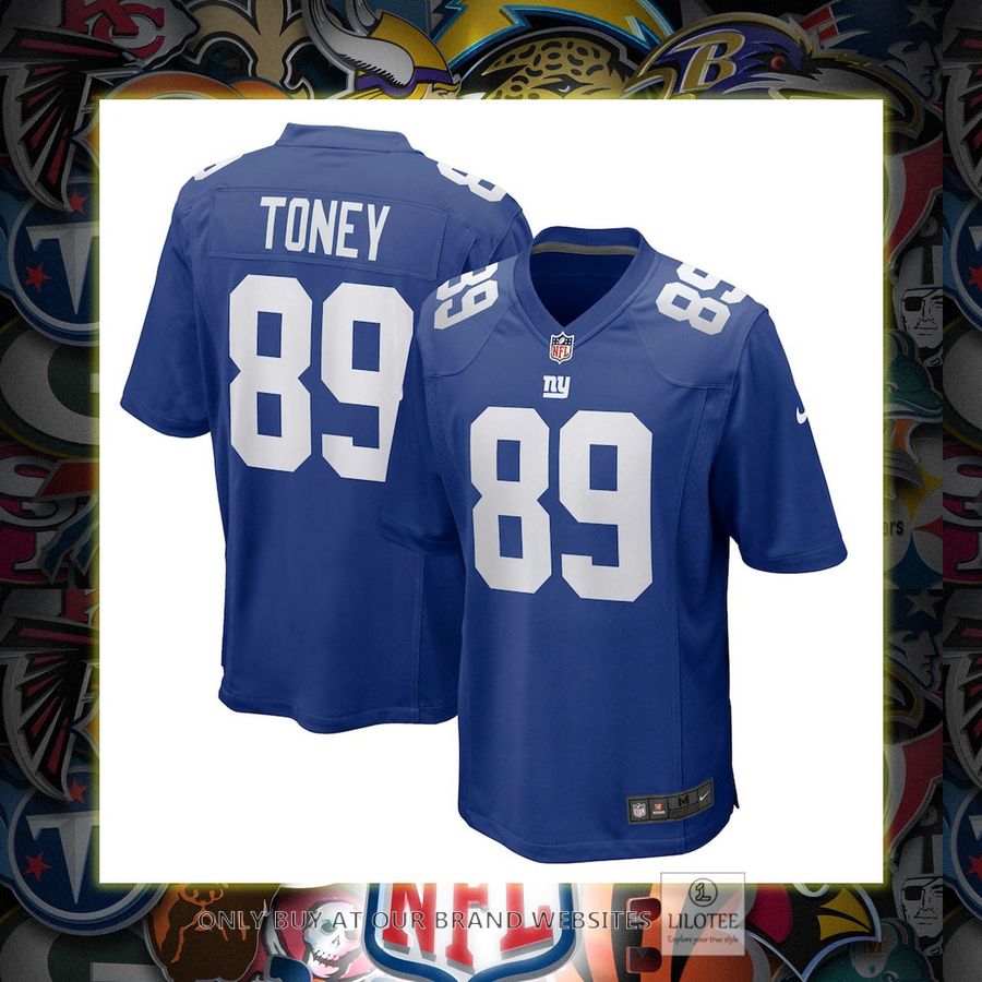 Kadarius Toney New York Giants Nike Game Player Royal Football Jersey 7
