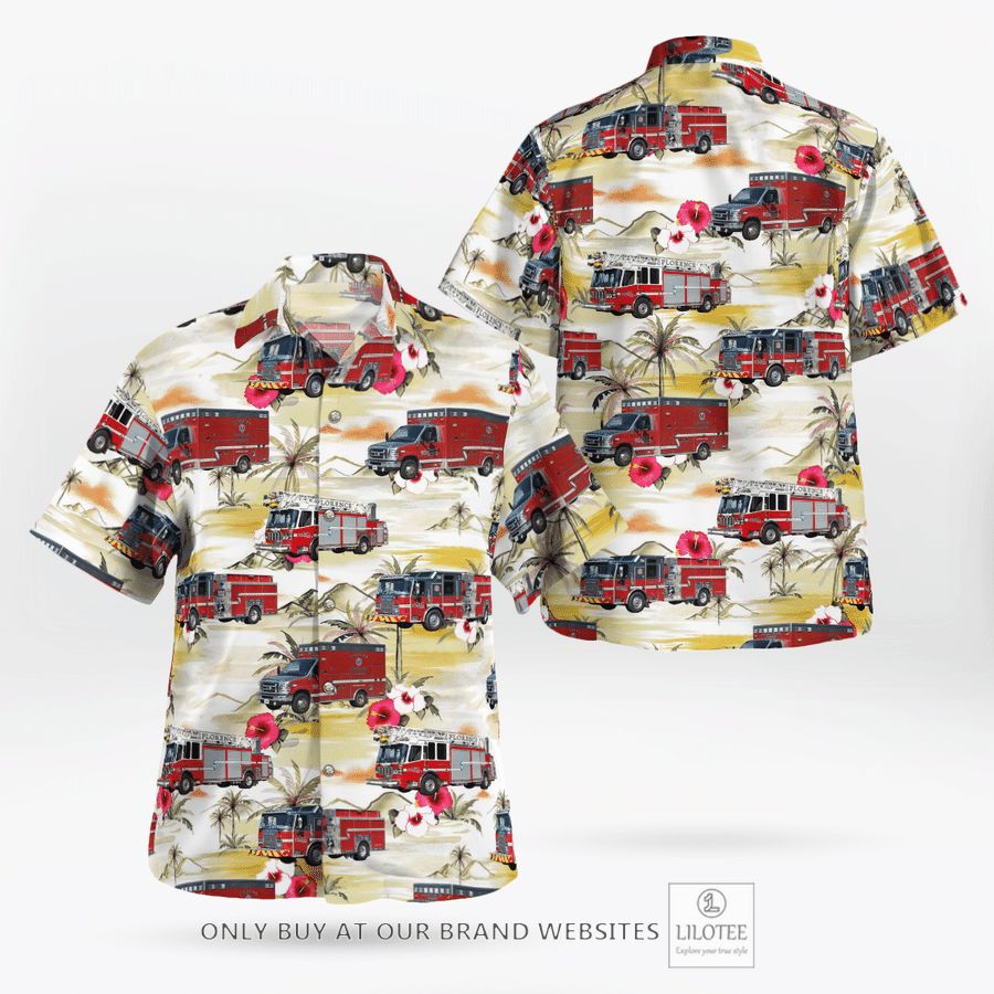 Kentucky Florence Fire-EMS Department Hawaiian Shirt 17