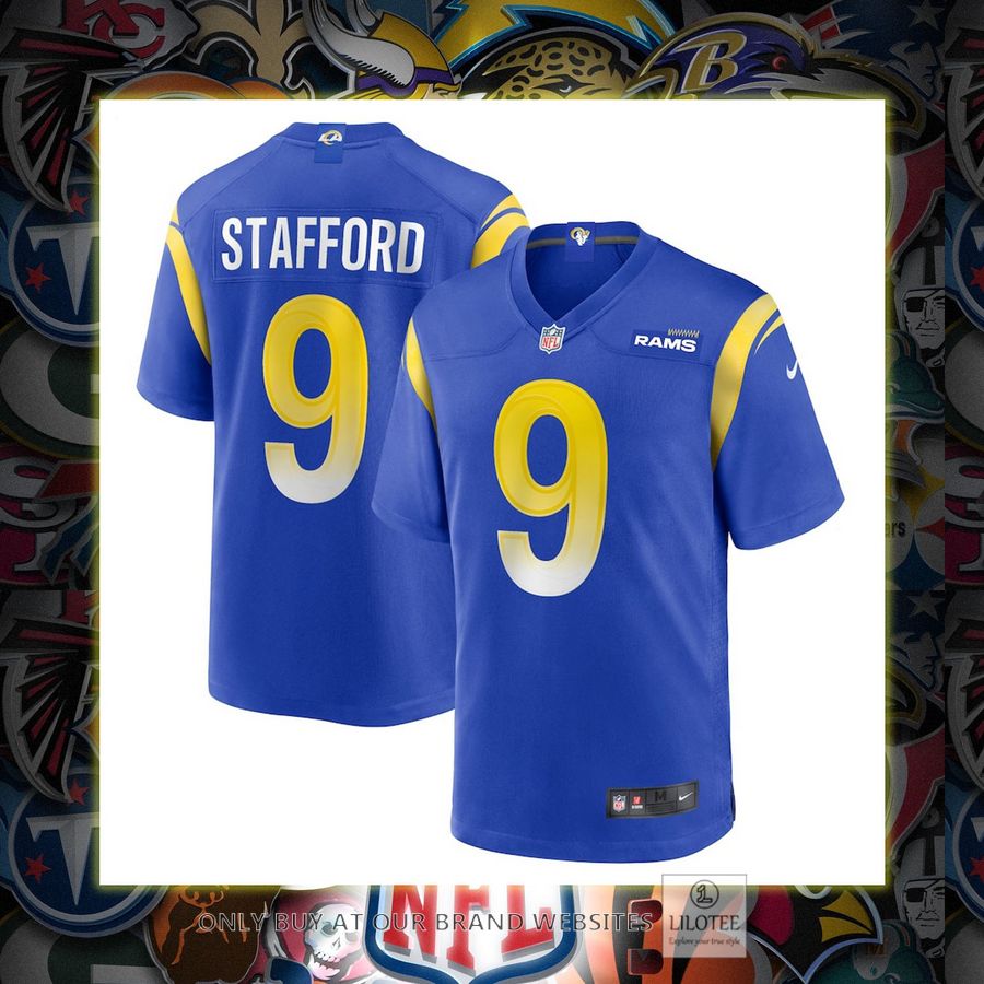 Matthew Stafford Los Angeles Rams Nike Royal Football Jersey 6