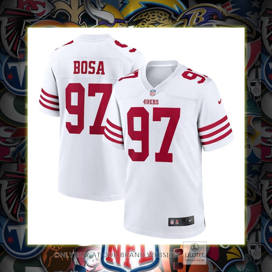 Nick Bosa San Francisco 49ers Nike White Football Jersey 6